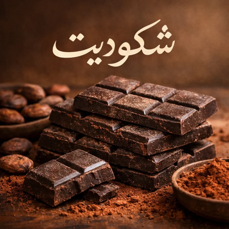 شکلات تلخ طبیعی