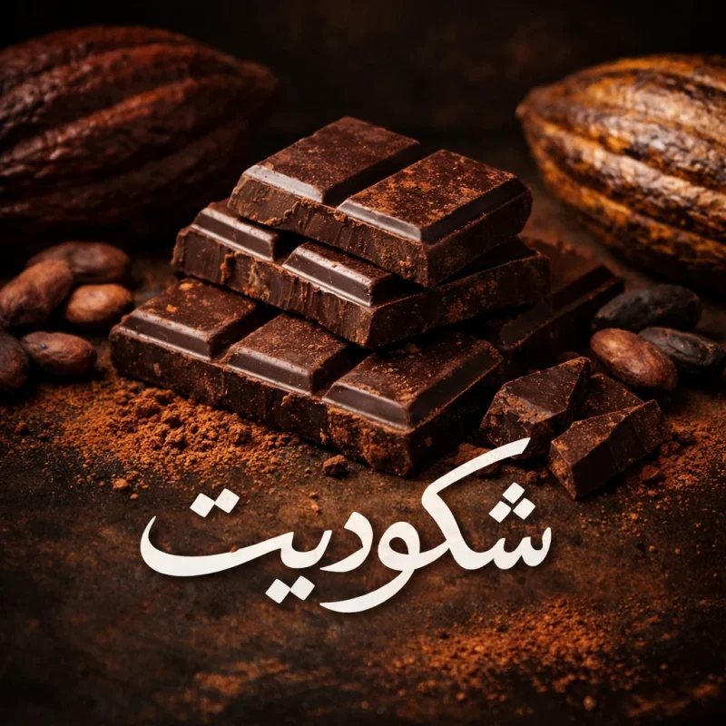شکلات تلخ طبیعی