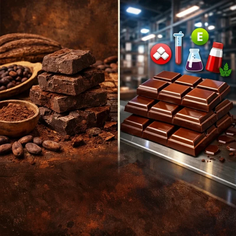 شکلات تلخ طبیعی
