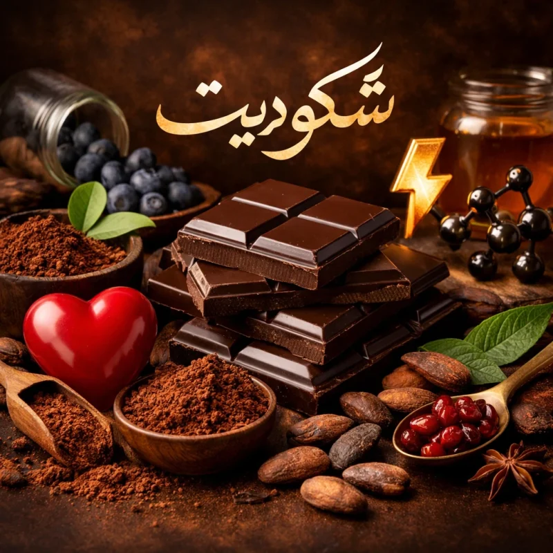 خرید شکلات تلخ طبیعی