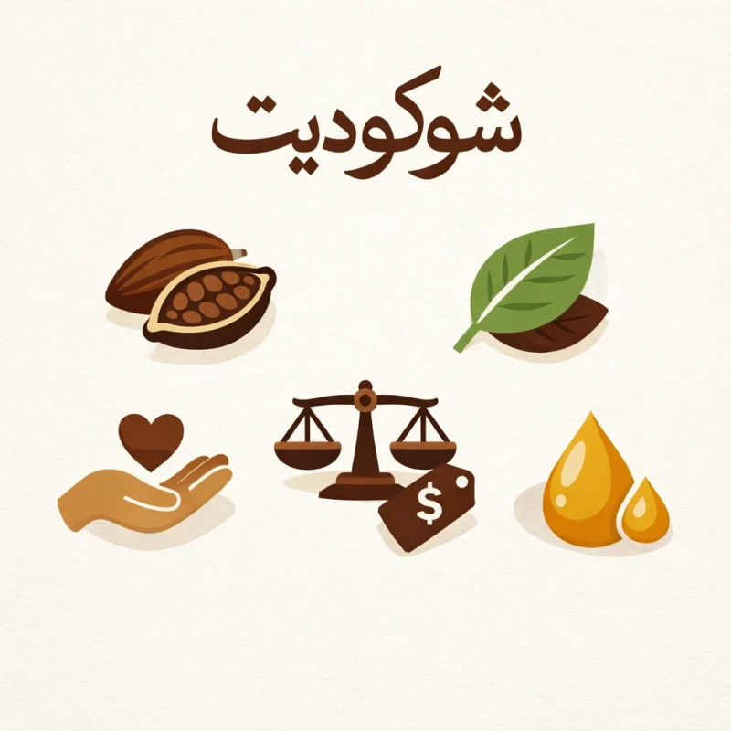 شکلات تلخ دست ساز شوکودیت