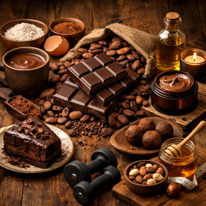 کاربردهای شکلات تلخ طبیعی