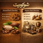 شکلات تلخ طبیعی