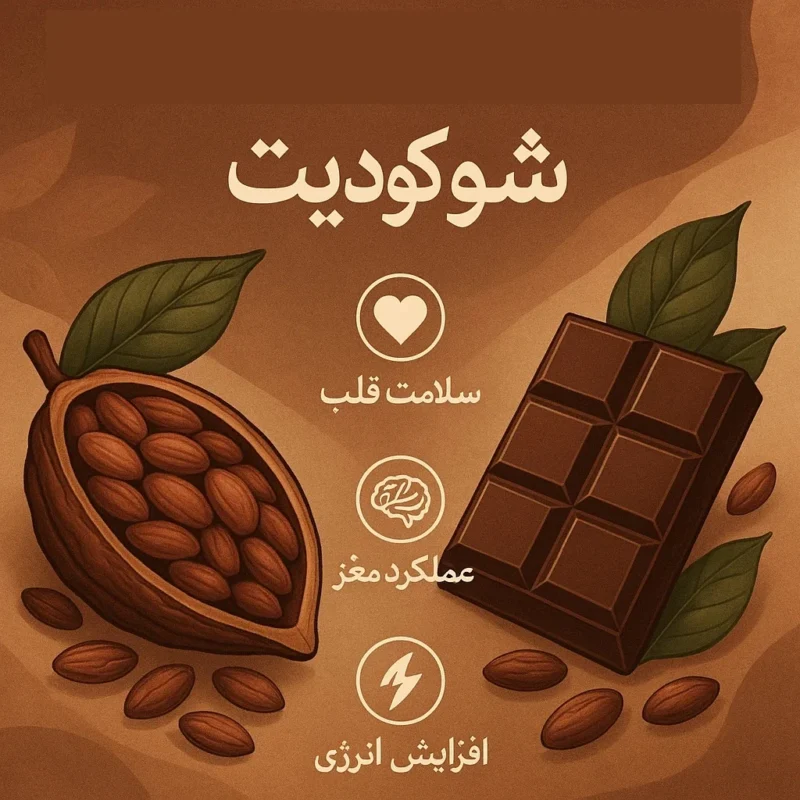 شکلات تلخ طبیعی شوکودیت